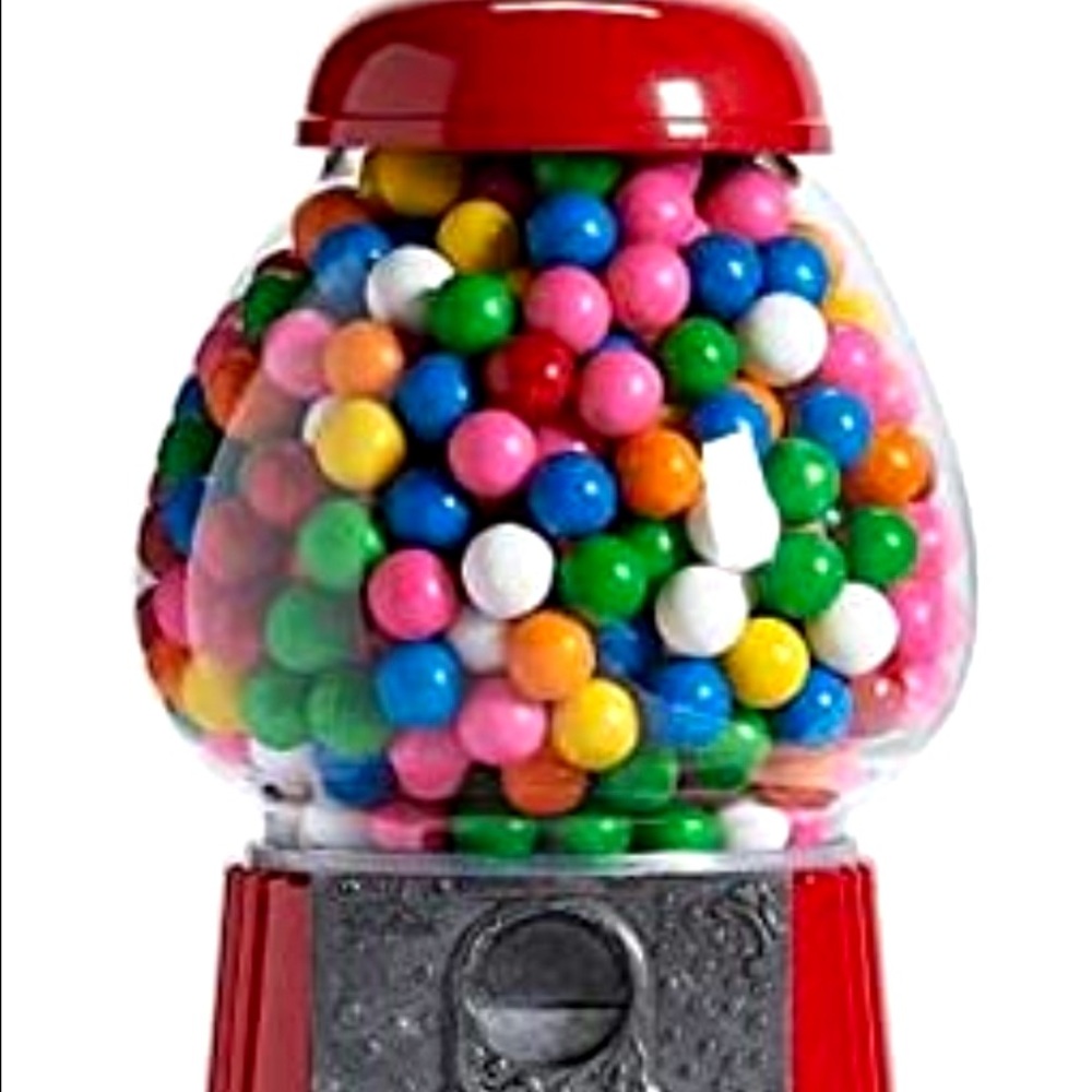 A old school gum ball machine